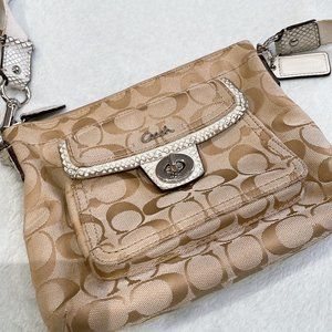Coach Brown Monogram Handbag